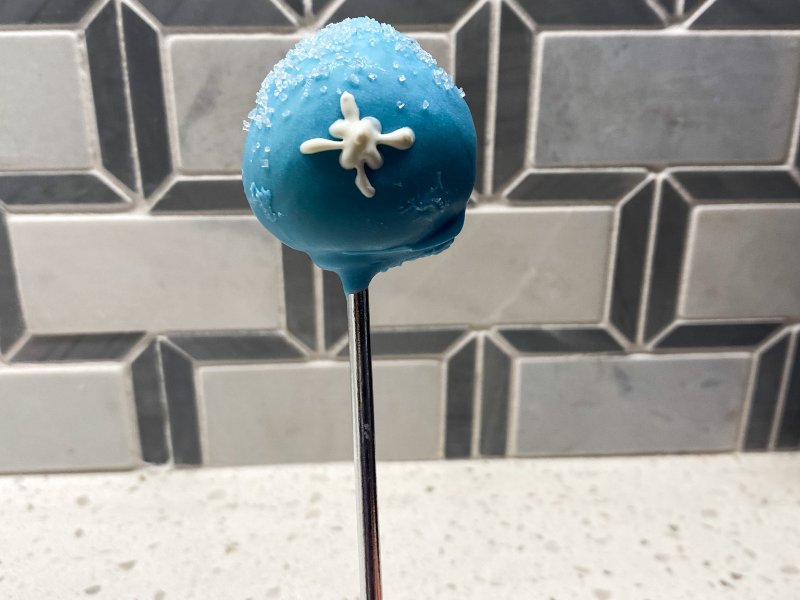 1 dozen Winter Theme Vanilla Cake Pops 2