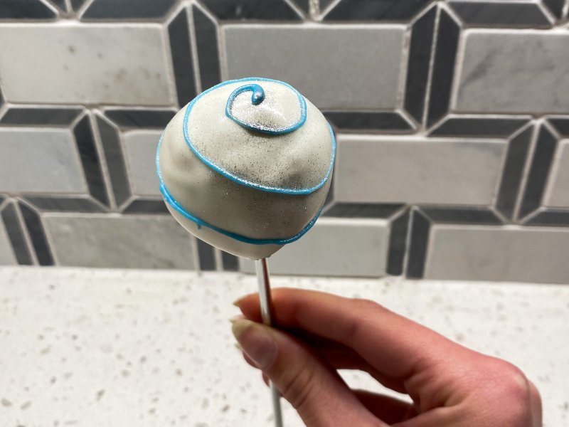 1 dozen Winter Theme Vanilla Cake Pops 3