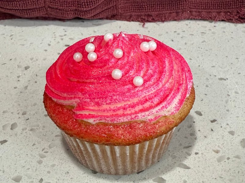 1 dozen Pink Baptism Vanilla with Vanilla Filling 5