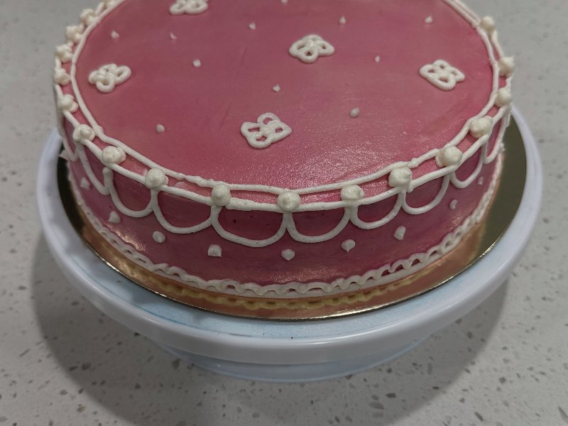 9” Chocolate with Mousse and Buttercream 2