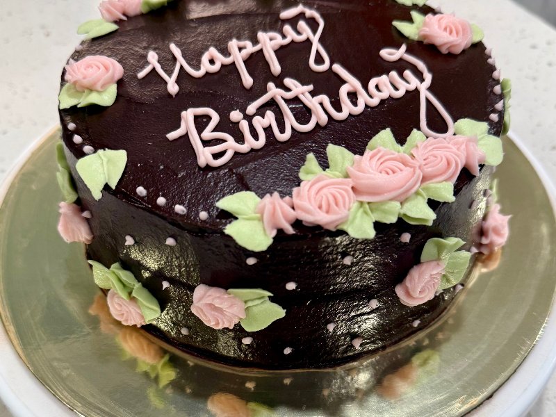 7” Boston Cream Pie 2