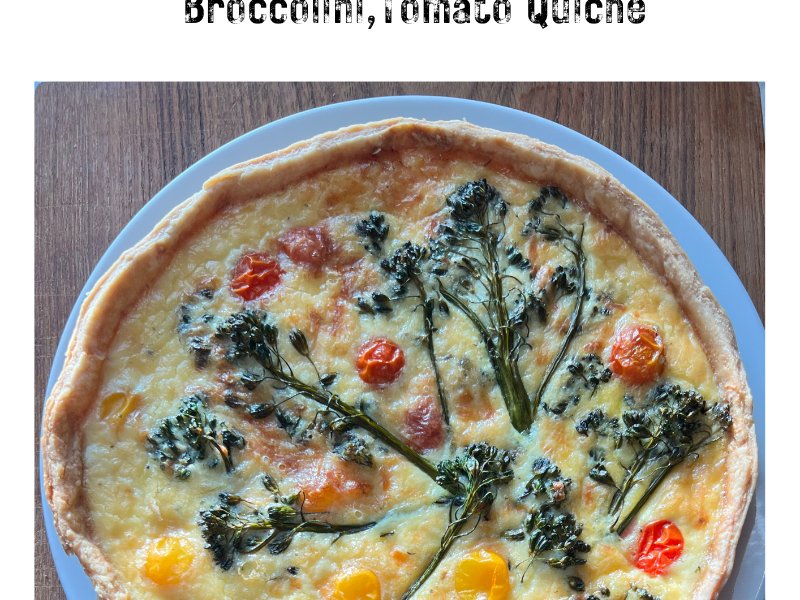 Broccolini & Tomato Quiche