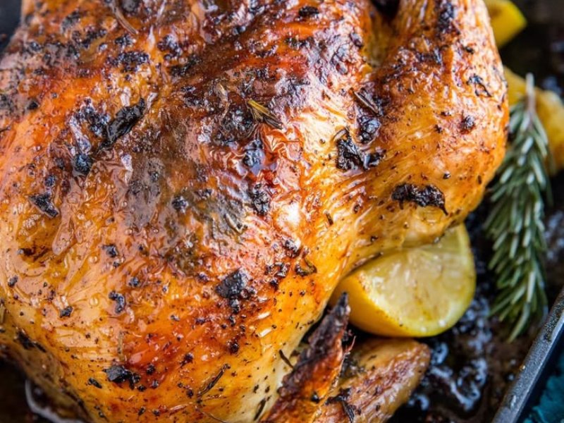 Roasted Organic Whole Chicken