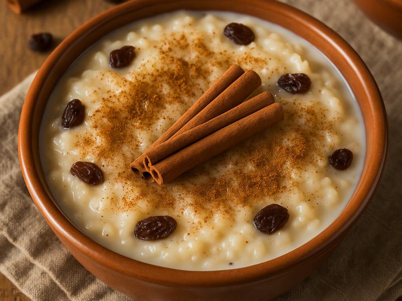 Arroz con Dulce — a warm, spiced Puerto Rican rice pudding kissed with coconut. 🥥✨