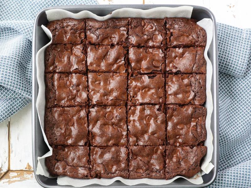 Brown Butter Chocolate Chip Brownies - Whole Pan