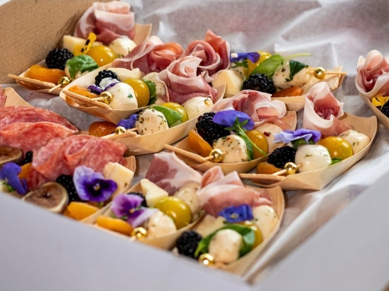 Charcuterie Boats/ Canapés 2