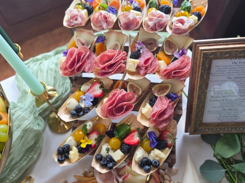 Charcuterie Boats/ Canapés 3