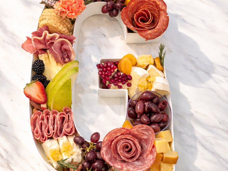 Charcuterie Letter or Number 2