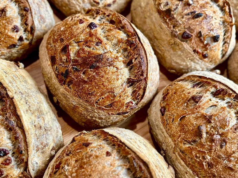 Cranberry, Pecan & Caraway Sourdough