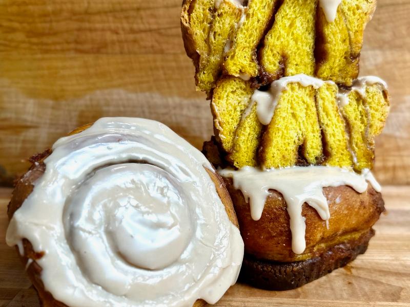 Pumpkin Pie Cinnamon Roll