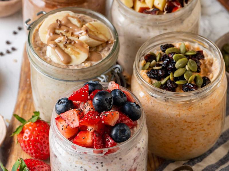 Organic Protein Overnight Oats (30g protein per serving)