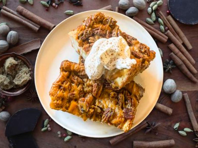 Healthy Cinnamon French Toast Bake