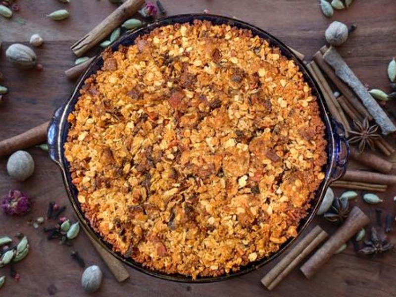 Blueberry Pie Baked Oats (gluten free)