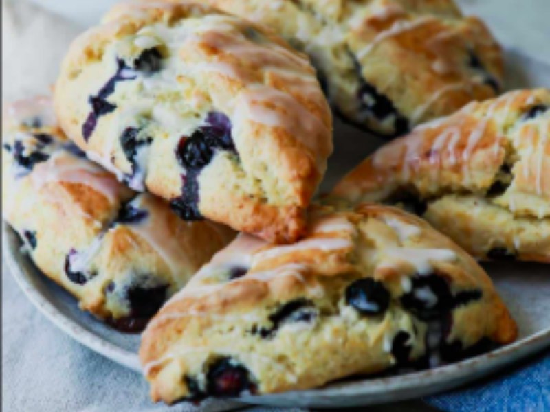 Blueberry Oat Scones