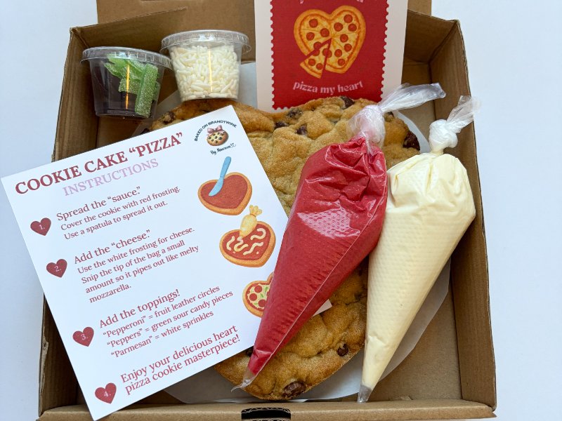 DIY Heart Cookie “Pizza” Kit