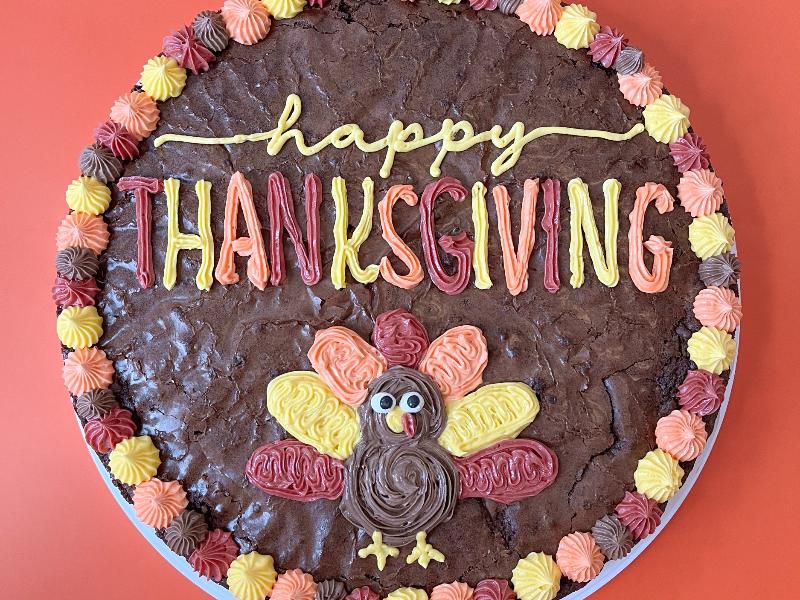 12-inch Round Brownie Cake