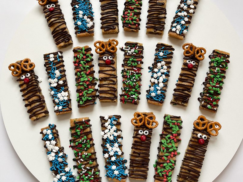 Ten Pack Mixed Holiday Cookie Sticks