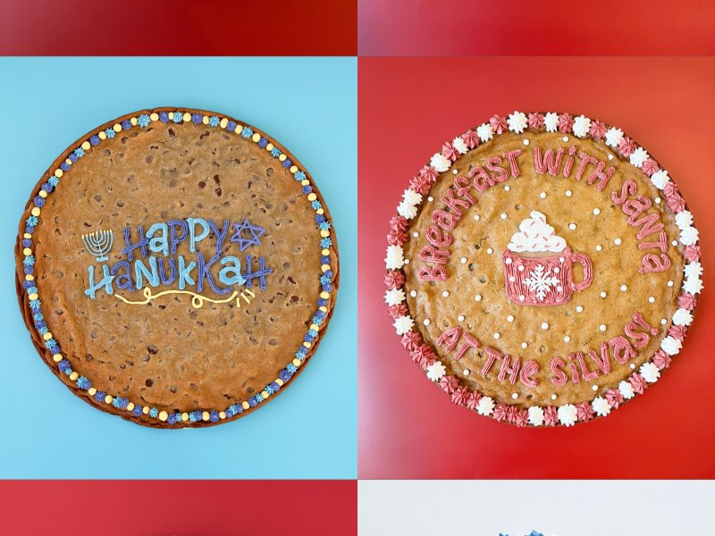 8'' Round Chocolate Chip Cookie Cake 2