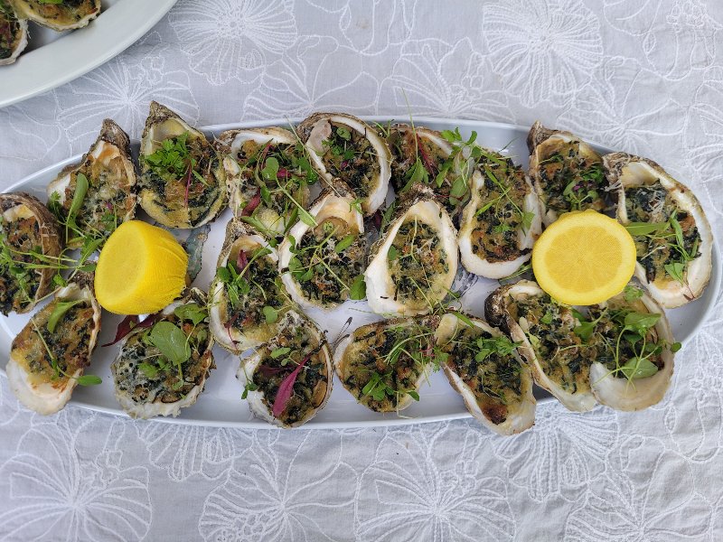 Oysters Rockefeller